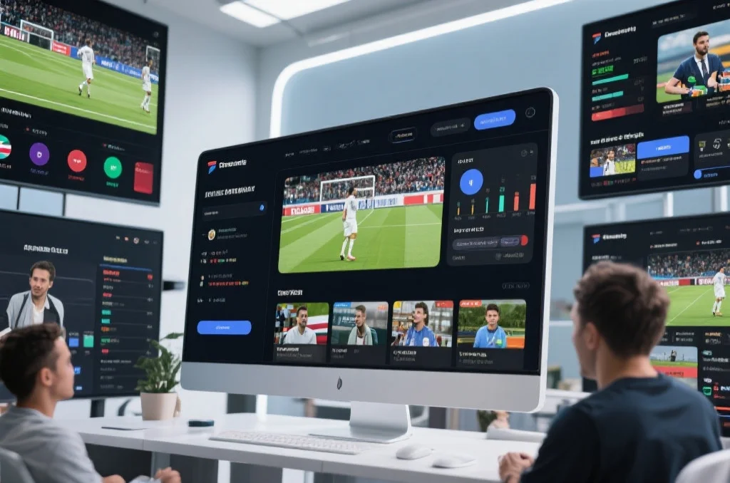 未来体育娱乐平台的界面与全球用户互动